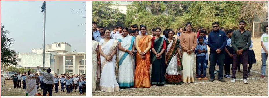 વલસાડની ડી.ઍમ.ડી.જી. સ્કુલમાં ૭૭મા પ્રજાસત્તાક પર્વની ઉજવણી