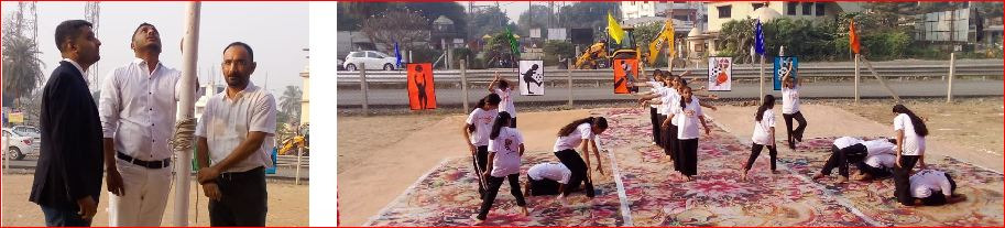 વાપીની શ્રી રાજ રાજેશ્વરી વિદ્યામંદિરમાં ૭૭મો ગણતંત્ર દિવસ ઉત્સાહભેર ઉજવાયો