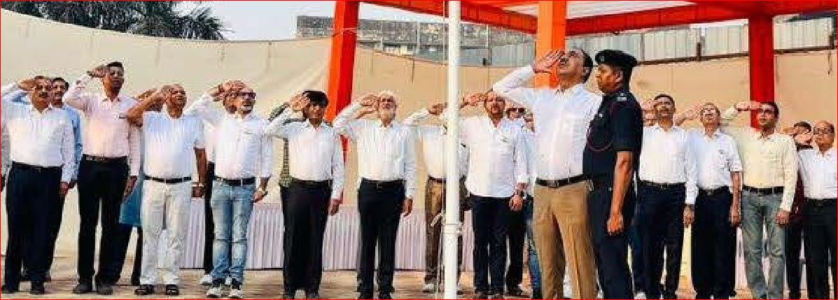 વાપી આર.કે. દેસાઈ કોલેજમાં પ્રજાસત્તાક પર્વ ઉજવાયુ