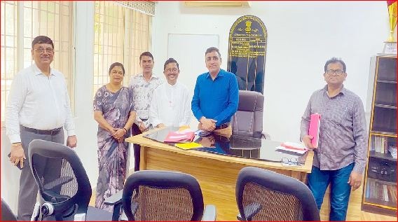 દમણ જી.પં. શિક્ષણ સમિતિઍ પ્રદેશ શિક્ષણ નિર્દેશકની મુલાકાત લીધી