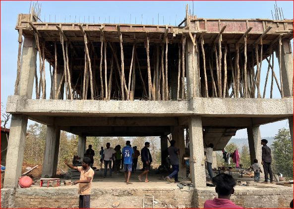 બરમ્યાવડ પ્રા. શાળાના મકાનના બાંધકામમાં બેદરકારી