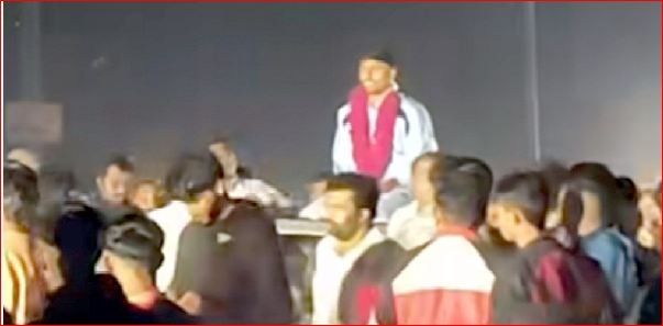 જુજવામાં ખેલાડીનું વિજય સરઘસ સાથે સ્વાગત કરાયું