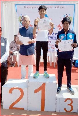 સેગવીની પ્રિસ્તી પટેલે દોડ સ્પર્ધામાં ગોલ્ડ મેડલ મેળવ્યો