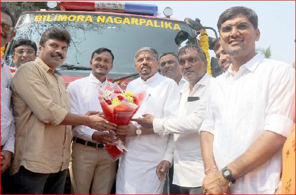 બીલીમોરા પાલિકાની ફાયર સુવિધામાં વધારો ઃ મિની બ્રાઉઝરનું લોકાર્પણ કરાયું