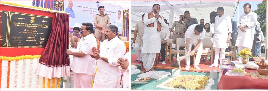 નવસારીમાં કેન્દ્રીયમંત્રી દ્વારા રૂ.૨૬ કરોડના વિકાસકામોનું ખાતમુહૂર્ત કરાયું