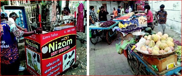 વલસાડમાં જાહેર માર્ગો પરથી ૮ લારીઅો હટાવાઈ