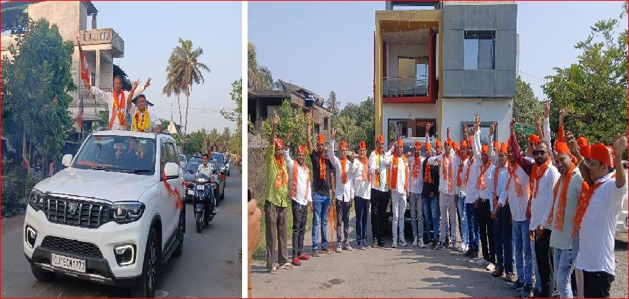 પારડીમાં ભાજપા દ્વારા વિજય રેલી યોજાઈ