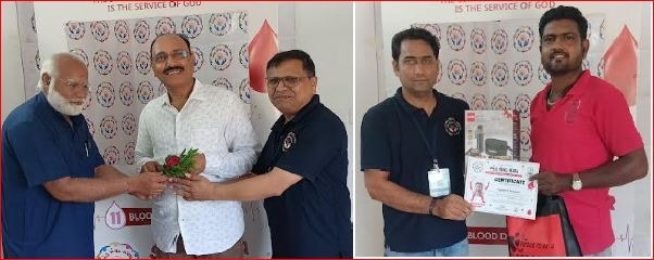 વલસાડ સરદાર હાઈટસની રકતદાન શિબિરમાં ૧૨૩ બેગ રકત ઍકત્ર કરાયું