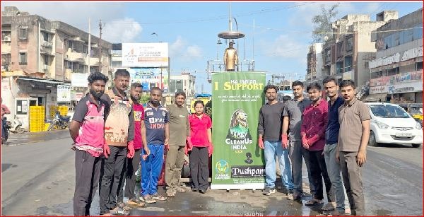 વાપી ક્લિન ઓફ ગ્રુપ દ્વારા સ્વચ્છતા અભિયાન શરુ કરાયું