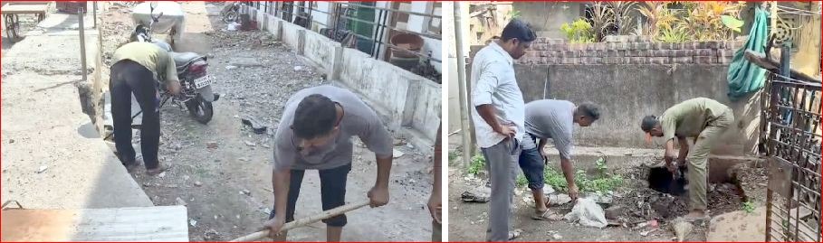 પારડીમાં પ્રિમોન્સુન કામગીરી પુરજાશમાં