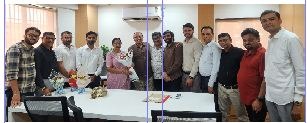 વલસાડ- વાપી બિલ્ડર ઍસો. દ્વારા મનપાના નવ નિયુકત પદાધિકારીઅોનું સન્માન કરાયું