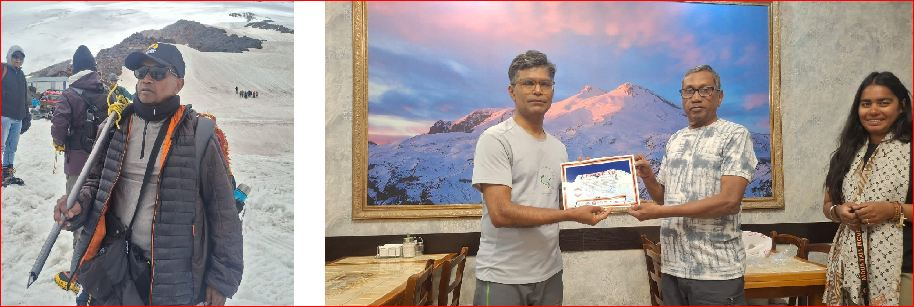 વાપીના કાંતિભાઈ પટેલે માઉન્ટ ઍલબ્રસ સર કરી સિદ્ધિ મેળવી
