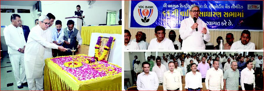 ધી વલસાડ ડિસ્ટ્રીક્ટ સેન્ટ્રલ કો-ઓ. બેંક લિ.ની વાર્ષિક સાધારણ સભા યોજાઇ