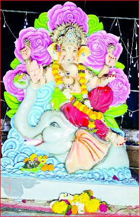 ગણદેવી પંથકમાં ઠેર ઠેર શ્રીજીની પ્રતિમાઅોનું સ્થાપન