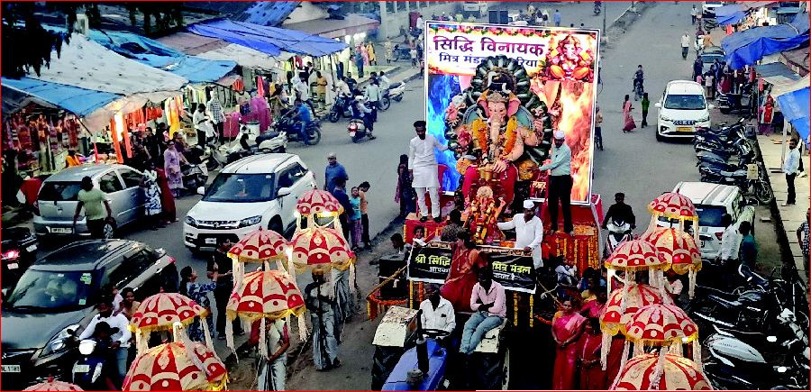 સેલવાસમાં વિવિધ મંડળોની બાપ્પાની ભવ્ય વિસર્જન યાત્રા નિકળી