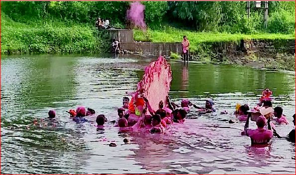 ડાંગ જિલ્લામાં ભક્તિમય વાતાવરણ વચ્ચે ગણેશ વિસર્જન