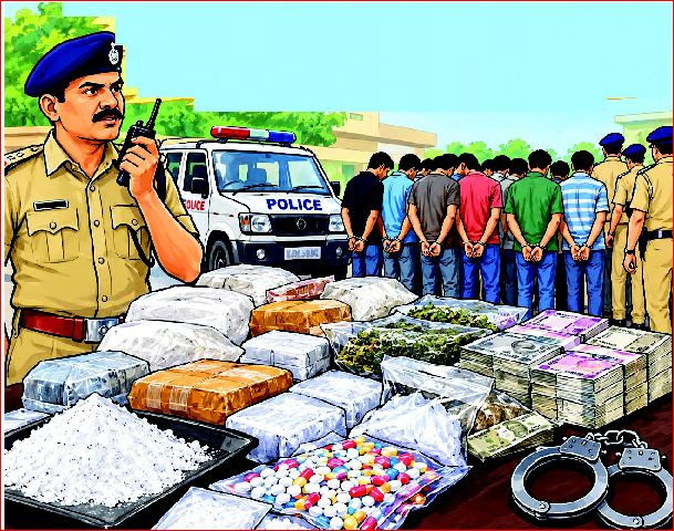 જિલ્લામાં ૧૫ વર્ષમાં રૂ. ૩૨.૩૮ કરોડના નશીલા પદાર્થોનો નાશ