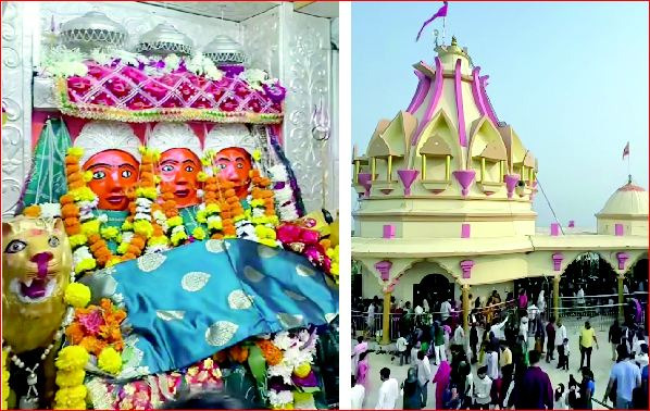 પારનેરા પર આઠમે ભક્તોનું ઘોડાપૂર : લોકમેળો, ઘેરૈયાનું આકર્ષણ