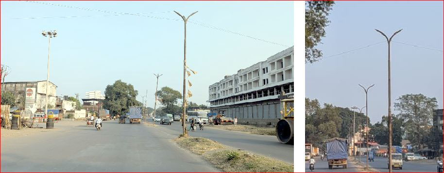 દાદરામાં મુખ્ય માર્ગ પર સ્ટ્રીટલાઈટનો અભાવ
