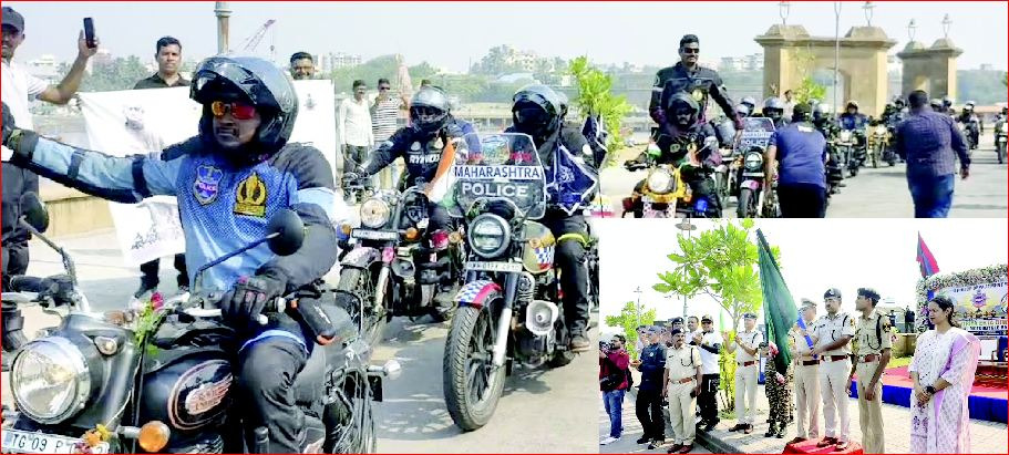 કેરળથી ડ્રગ્સ ડિ-ઍડિક્શનનો સંદેશ લઈને બાઈક રેલી દમણ પહોંચી