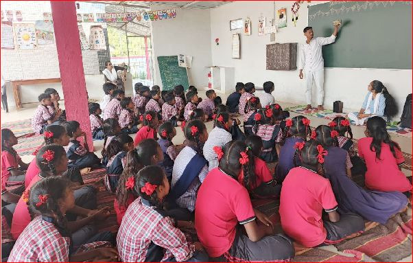 કપરાડાના બારપુડા અને વાવર ગામે ગુજરાત વિદ્યાપીઠની પોષણ યાત્રા પહોંચી